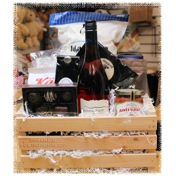 Local Wine & Gourmet Sweet & Savory Gift Basket - Creston BC Gift Basket Delivery